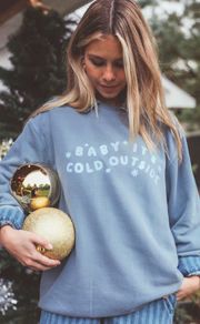 charlie southern: baby it's cold outside sweatshirt | RIFFRAFF