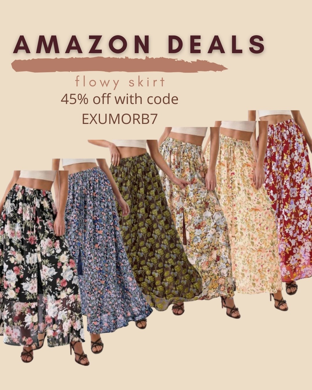 $17 ends 5/31

Amazon fashion
Amazon deals
Floral skirt
Maxi skirt

#LTKSaleAlert