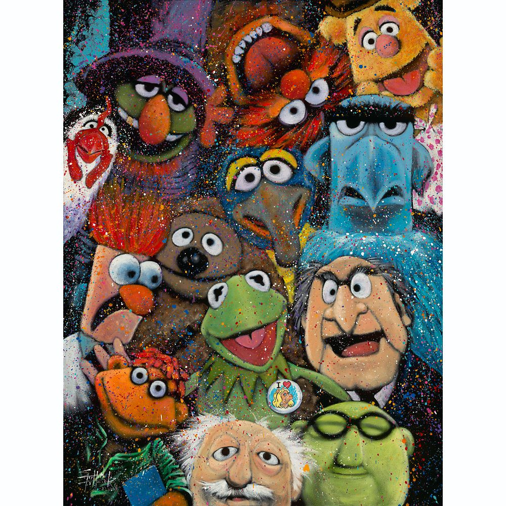 The Muppets ''The Muppet Show'' Gallery Wrapped Canvas by Stephen Fishwick – Limited Edition | Disney Store
