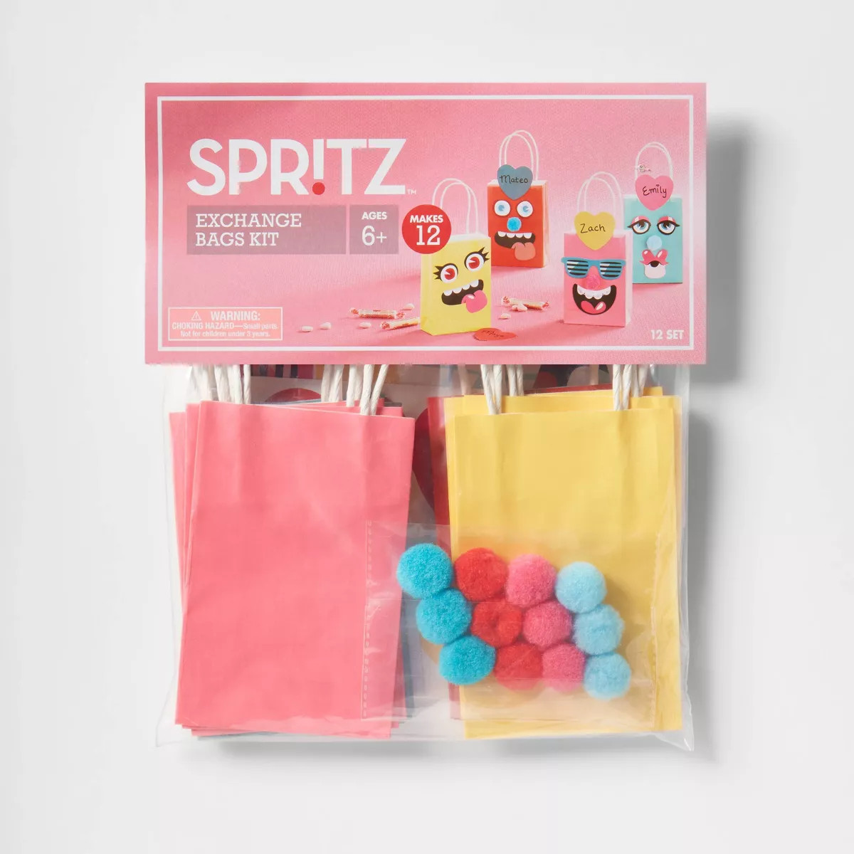 Funny Faces Valentine's Day Bags Craft Activity Kit - Spritz™ | Target