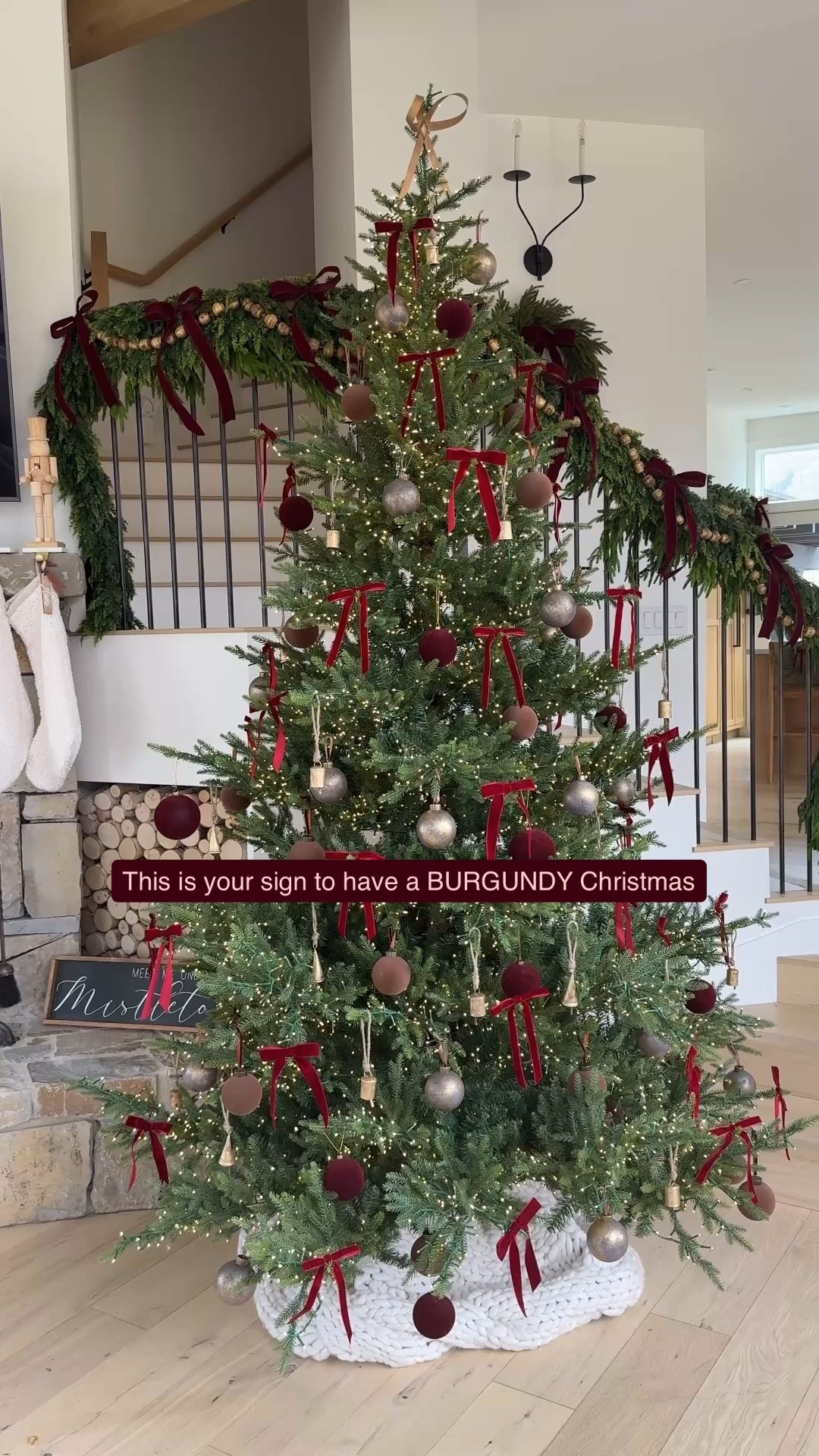 This is your sign to have a BURGUNDY Christmas 🤶🏻🎄🔔 Love the pop of color throughout my holiday decor using velvet ribbon, mini bows, flocked ornaments, velvet trees, vintage-style pictures and more! Just wait for my Christmas table!!🙌🏻🙌🏻 Details on my LTK shop - everything is still available! Happy decorating 🤶🏻

#LTKHoliday #LTKFindsUnder50 #LTKHome