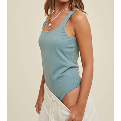 Women's Athletic Smoothing Thong Bodysuit - WISHLIST L | Target