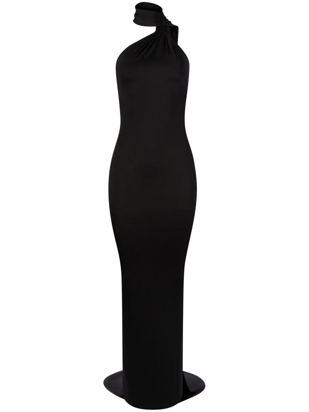scarf-detailing halterneck maxi dress | Farfetch Global