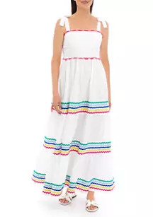 Women's Sleeveless Tiered Ric Rac Dress | Belk