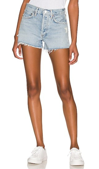 AGOLDE Parker Short in Denim-Light. - size 33 | Revolve Clothing (Global)