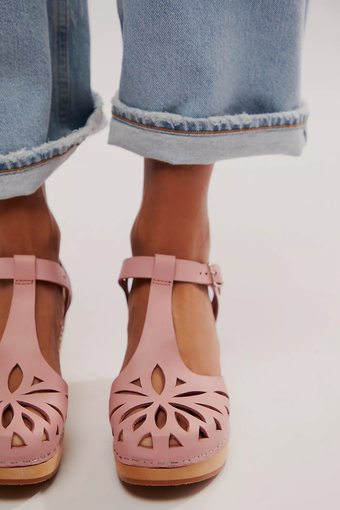Swedish Hasbeens Lacy Clogs | Free People (Global - UK&FR Excluded)