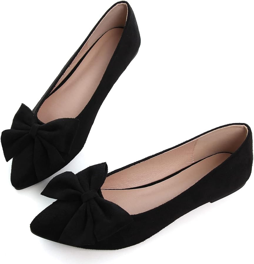 Dear Time Women's Ballet Flats Dress Ballet Shoes Slip on for Office Work Comfortable Shoes | Amazon (US)