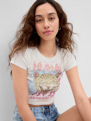 PROJECT GAP Cropped Graphic T-Shirt | Gap (US)