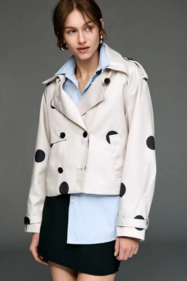 Maeve Crop Trench Coat | Anthropologie (US)
