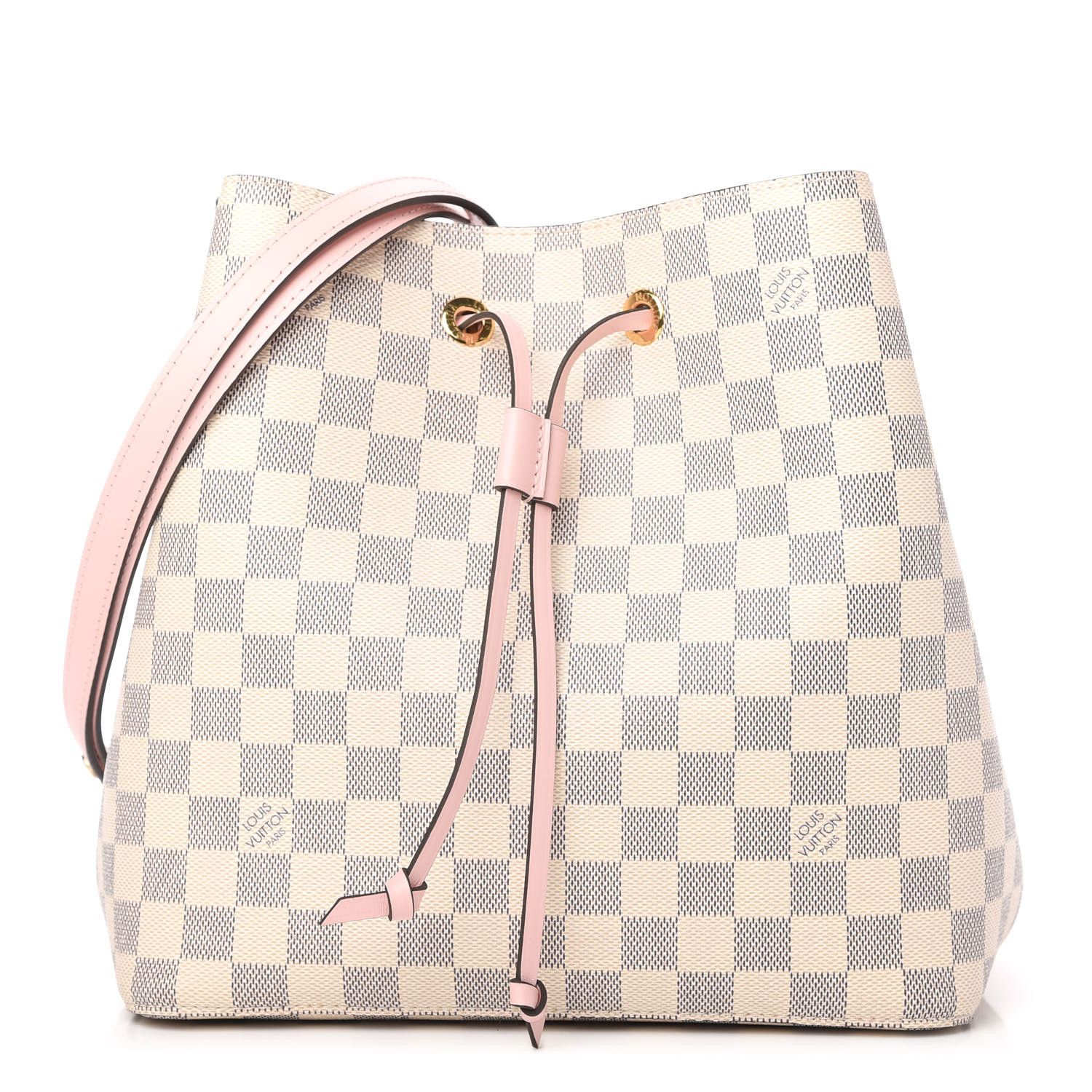 Damier Azur Neonoe MM Eau De Rose | Fashionphile