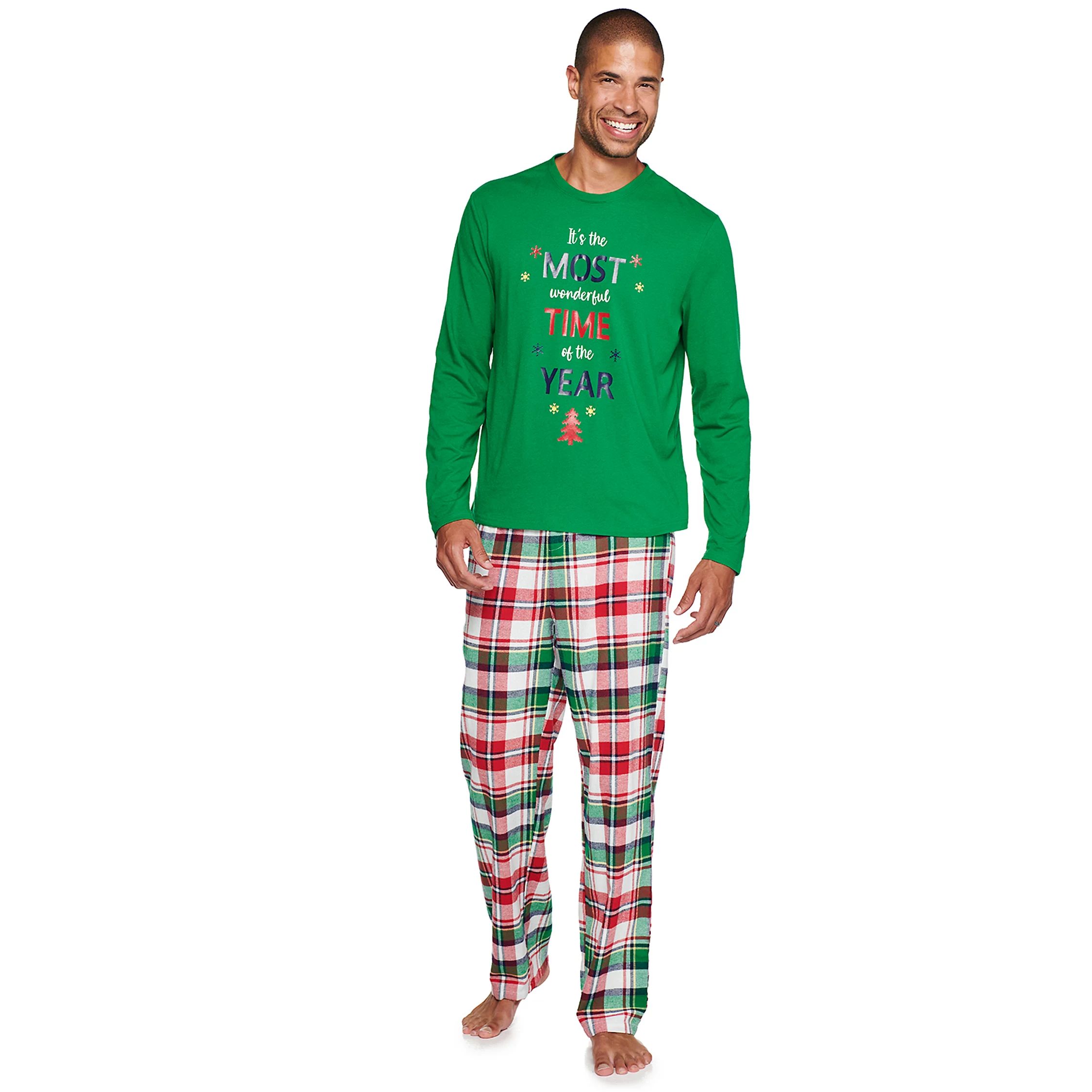 Men's Jammies For Your Families® Christmas Kitsch "Wonderful Time of The Year" Pajama Set | Kohl's