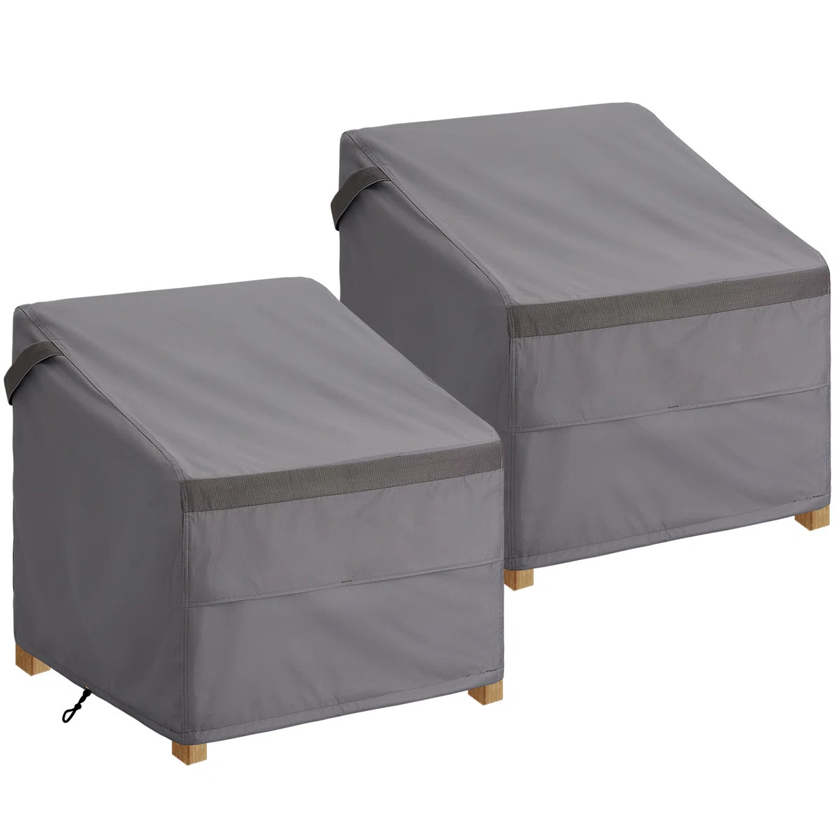 Patio Chair Cover Gray 2pcs(Set of 2) (Set of 2) | Wayfair North America
