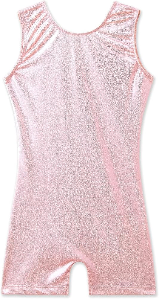 TENVDA Gymnastics Leotards 2-12 Years Old, Sparkly Multicolor Tumbling Biketards Unitard | Amazon (US)