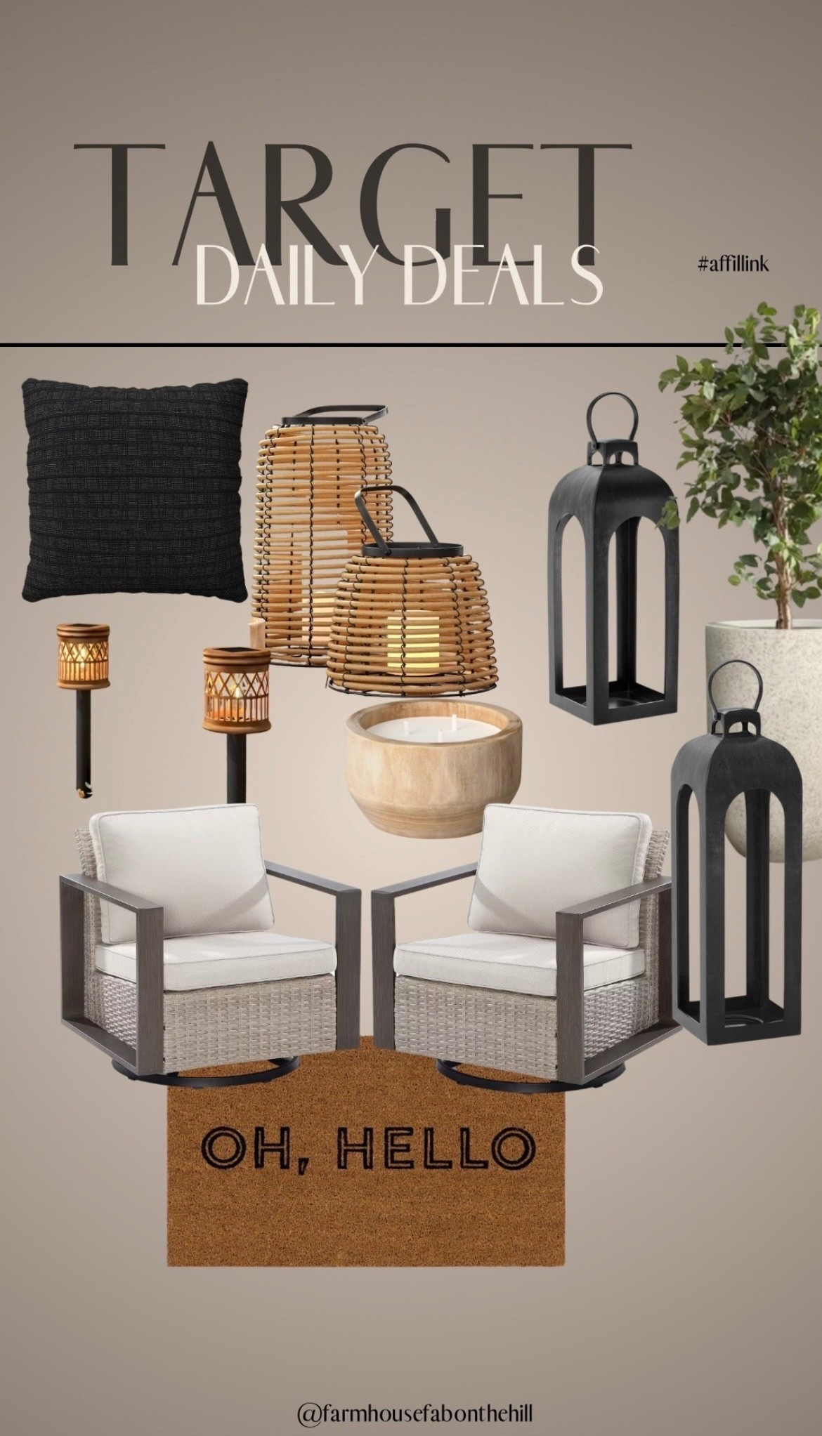 Target/ Outdoor Living finds.  Reate a space to relax and enjoy

#LTKSeasonal #LTKHome