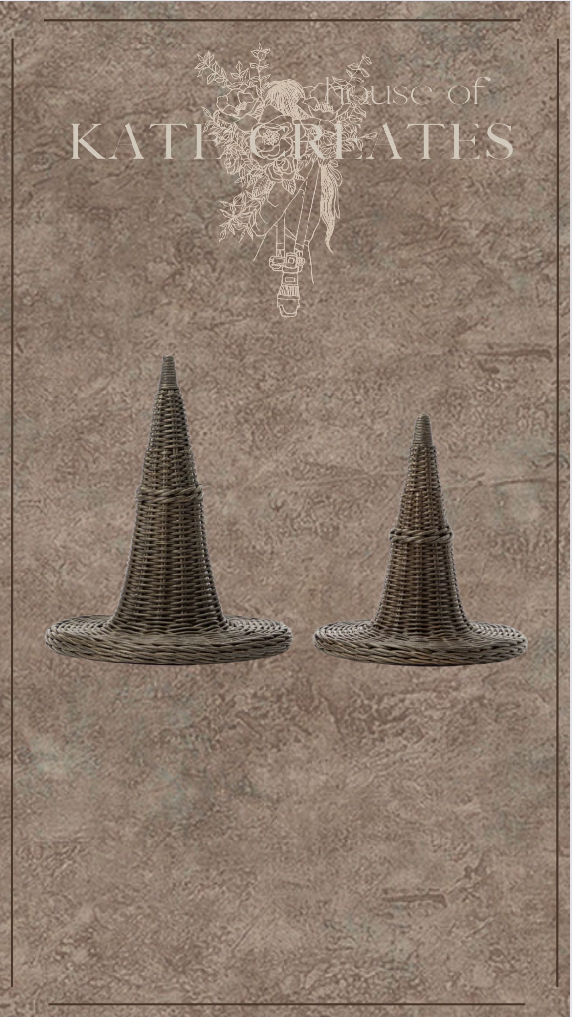 These wicker witch hats so so perfect for Halloween! Price is for the set of 2! 
Home decor, Halloween decor, fall decor, decorate for fall 

#LTKHome