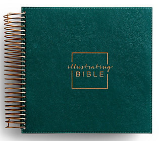 DaySpring CSB Illustrating Bible with Green Cover | QVC