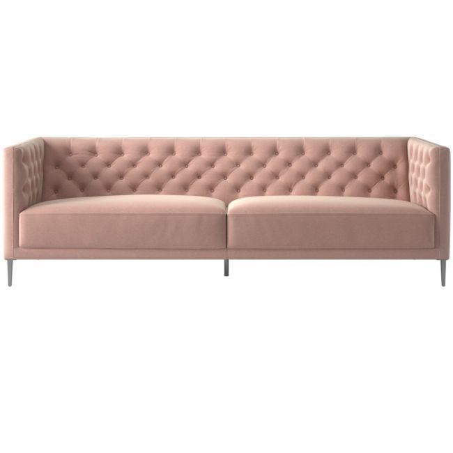 Savile Dale Blush Tufted Sofa | CB2