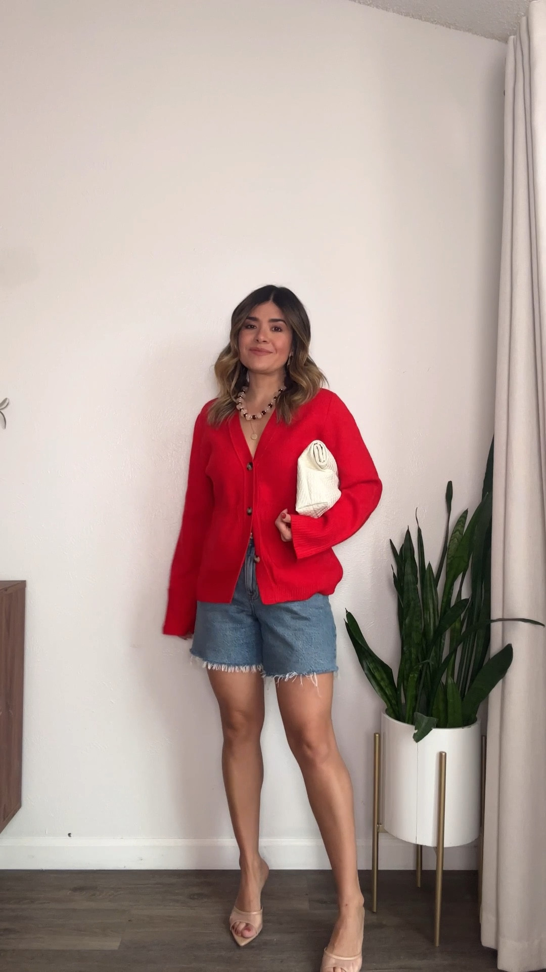 How chic is this red cardigan?! It’s such a great find!!
Cardigan size small
Shorts size 25

#LTKmomlife #LTKSeasonal #LTKootd