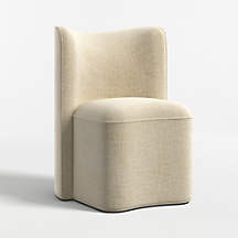 Mansfield Upholstered Dining Chair + Reviews | Crate & Barrel | Crate & Barrel