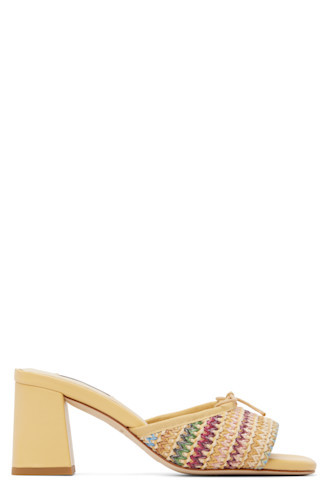 Yellow Jordana 60 Heeled Sandals | SSENSE