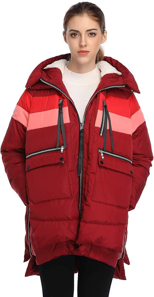 Women's Winter Down Jackets Long Down Coats Warm Parka with Hood | Amazon (US)