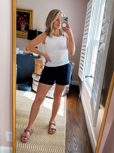 Amazon athleisure - wearing size small 
Spring outfit 
Summer outfit 
Travel outfit 
My sandals are super comfy and tts. I linked the dupes from target I also own and love  

#LTKfindsunder50 #LTKshoecrush #LTKSeasonal