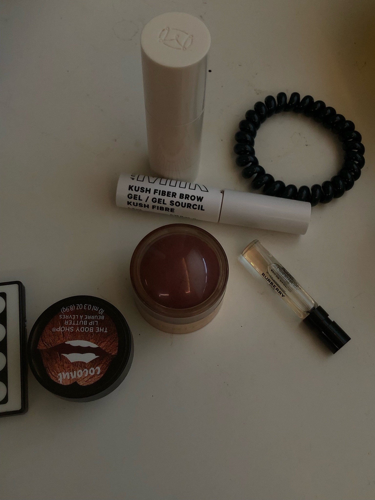 fall makeup products aesthetic:
highlighter, blush, brow gel, perfume
 #LTKbeauty #LTKstyle