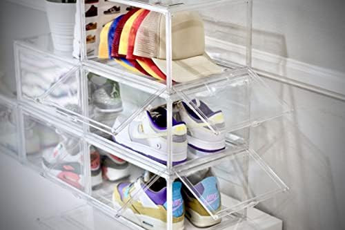 BETTER EVERY DAY Clear Drop Front Shoe Box Stackable with Two Openings | Amazon (US)