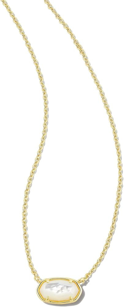 Kendra Scott® Grayson Stone Pendant Necklace – Brass Construction – 14K Gold Plating – Lob... | Amazon (US)