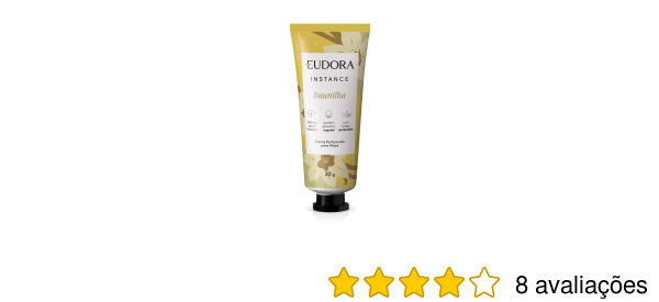 Creme Perfumado para Mãos Instance Baunilha 30ml | Eudora (BR)