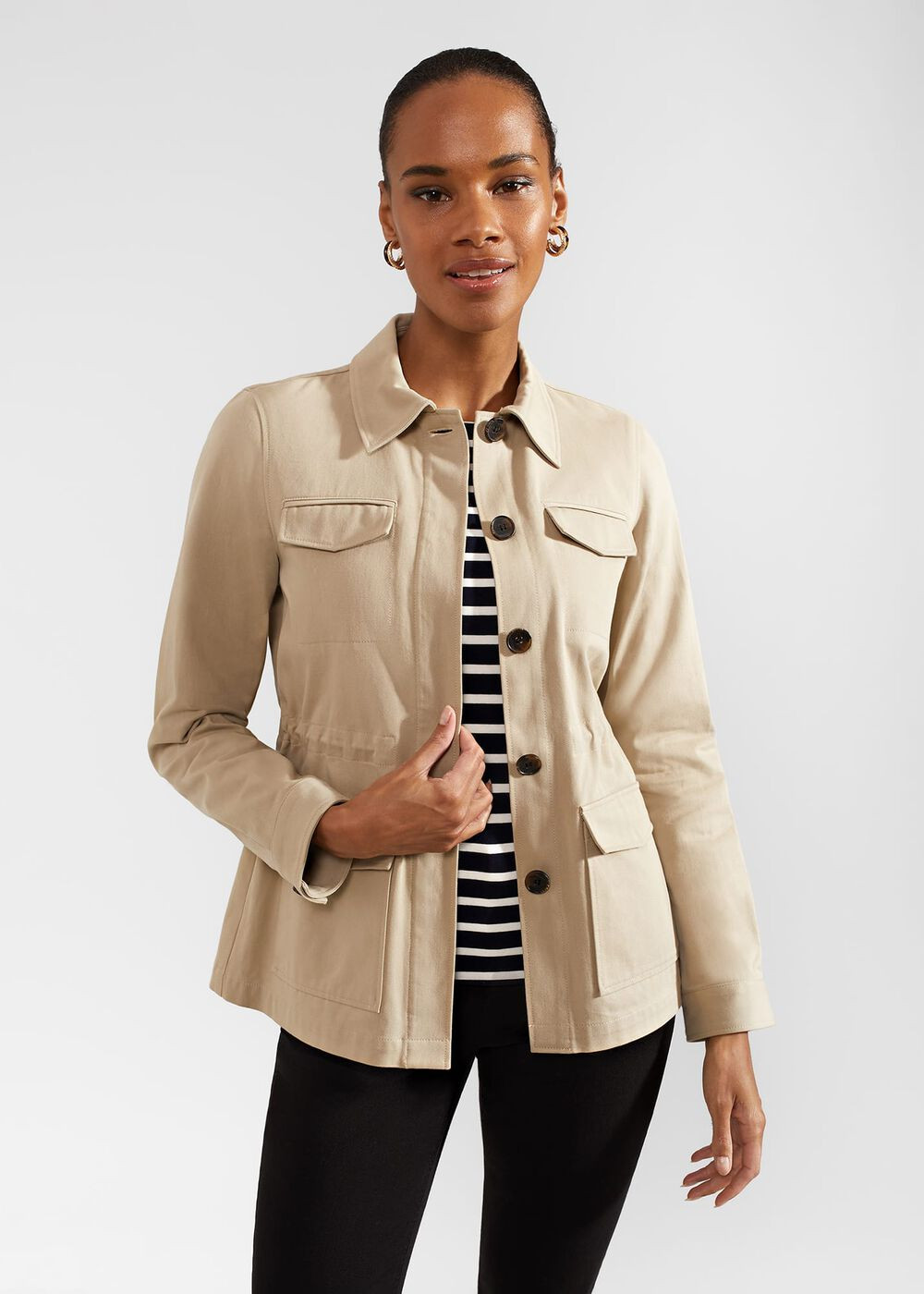 Mandy Cotton Jacket | Hobbs UK | | Hobbs