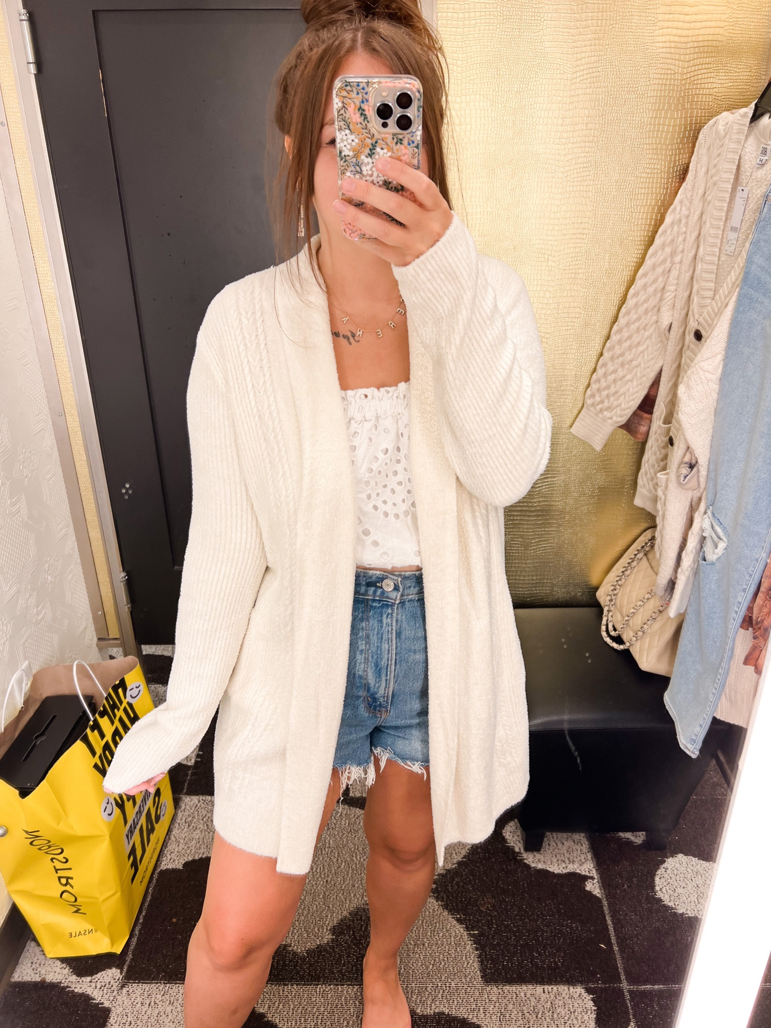 Cute summer outfit, this barefoot dreams cardigan is apart of the Nordstrom anniversary sale every year, and soooo soft! I love wearing it for winter and during summer. Threw it over this tube top and shorts

Cardigan, Nordstrom anniversary sale, Nsale, Nordstrom sale, anniversary sale, Nordstrom, Abercrombie shorts, Abercrombie

#LTKxNSale

#LTKsalealert #LTKstyletip #LTKU #LTKunder100 #LTKFind #LTKSeasonal #LTKunder50