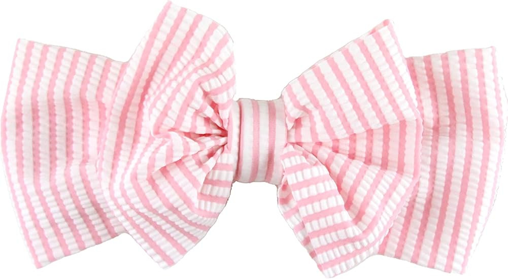 RuffleButts® Girls Swim Bow Headband | Amazon (US)