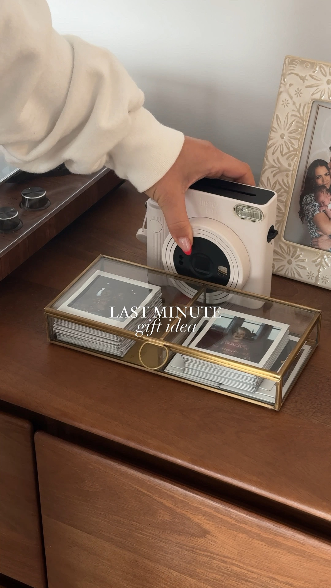 Last minute gift idea from Amazon!! Polaroid camera with a beautiful gold box to store Polaroids in!

#LTKSeasonal #LTKHoliday #LTKGiftGuide