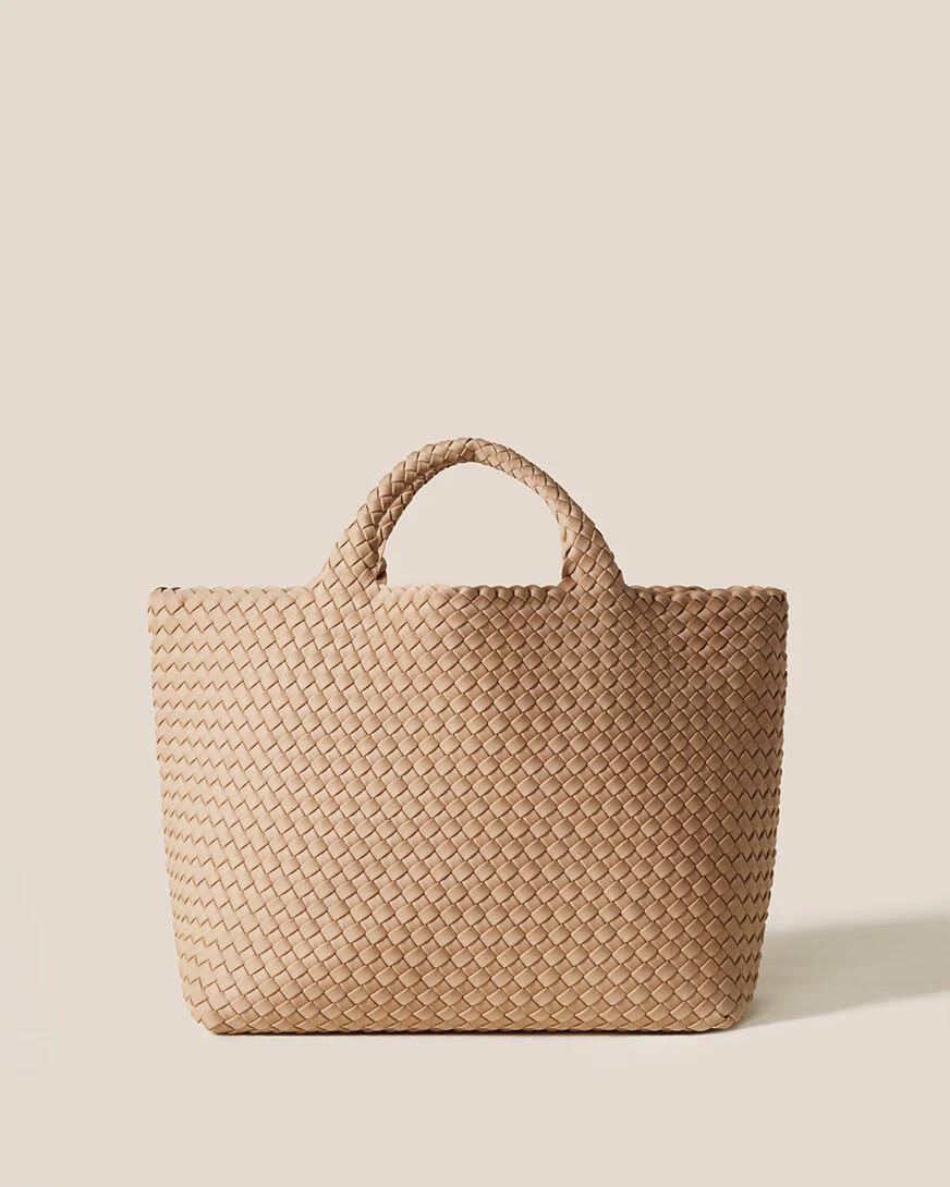 St. Barths Medium Tote | Camel | Naghedi