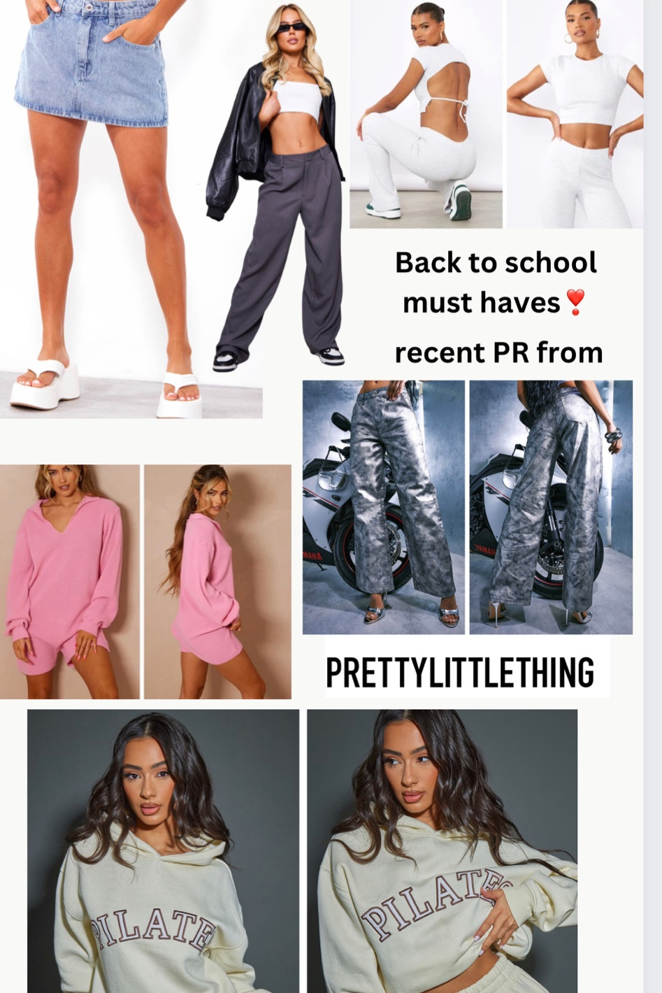The perfect back to school must haves! So thankful for this recent PR from Pretty Little Thing! Such cute pieces! 

#LTKstyletip #LTKSeasonal #LTKBacktoSchool