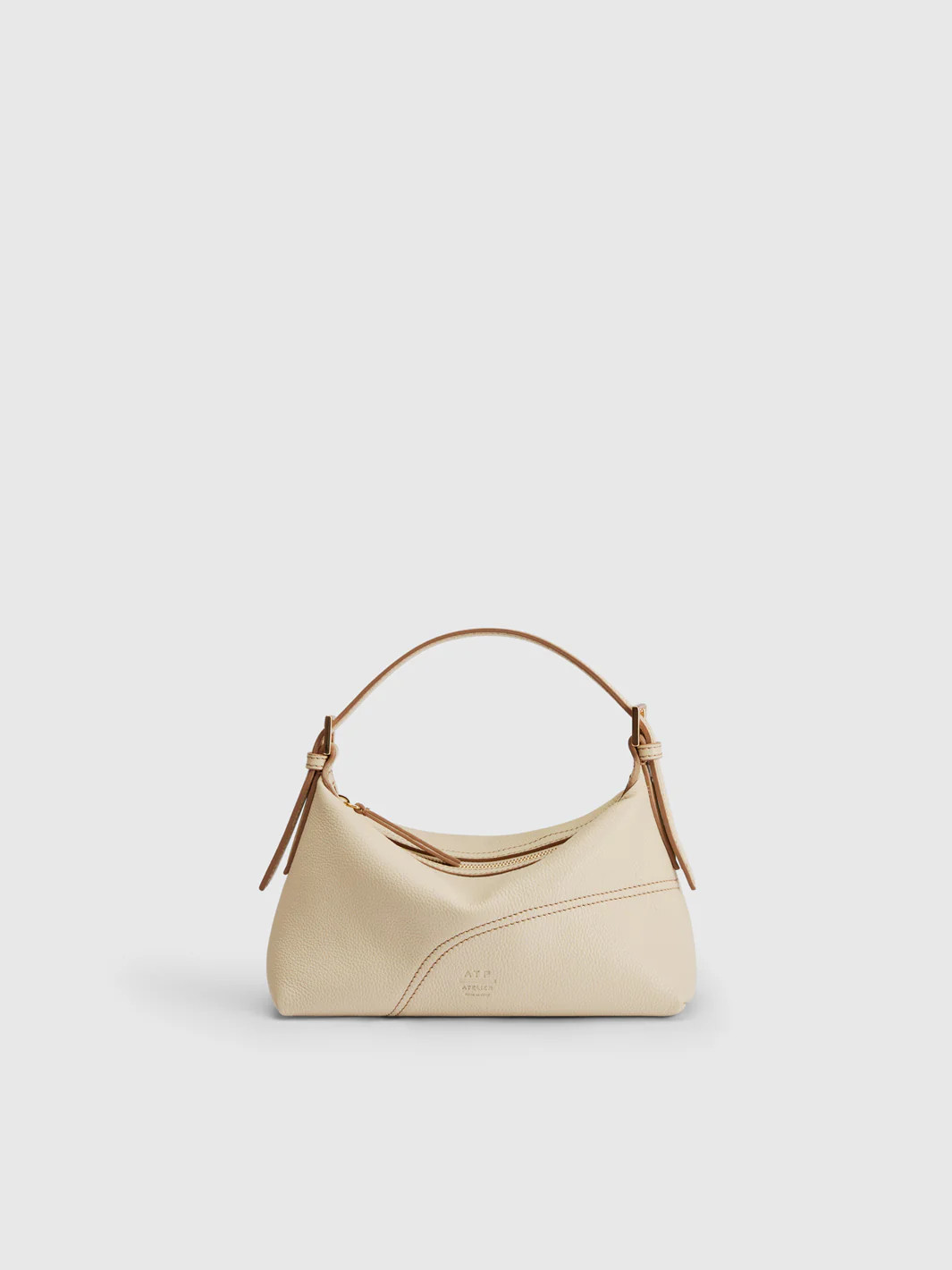 Vadena Mandorla Grained Leather Pouch | ATP Atelier | Official Site | ATP Atelier