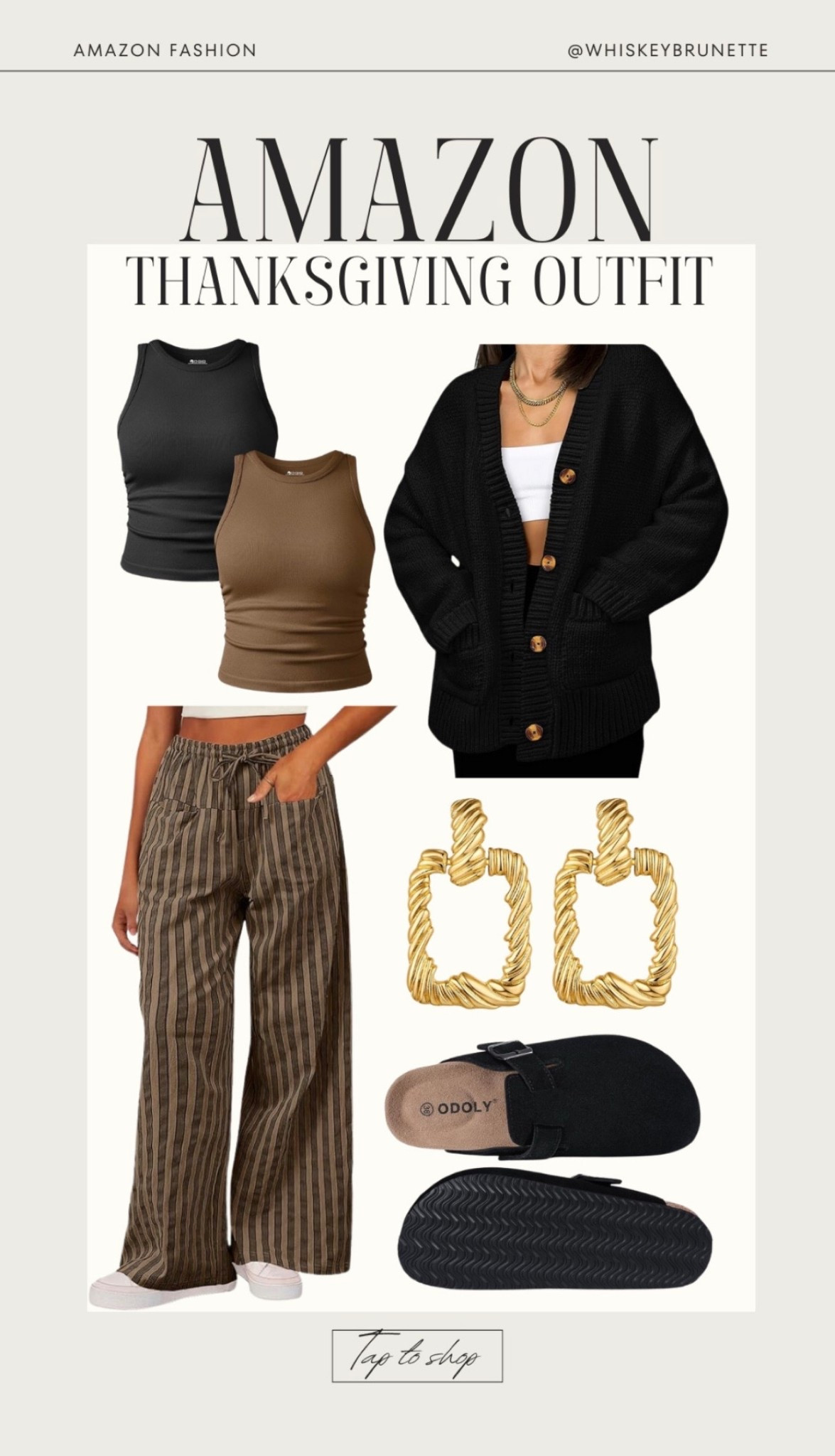 I’m so here for the cute and comfy outfit for Thanksgiving! Love this look with loose pants, a tank, cardigan and cute earrings to top it off! 

Amazon finds, Amazon fashion, thanksgiving outfit, comfy outfit, casual profit, fall profit 

#LTKHoliday #LTKFindsUnder50 #LTKSeasonal