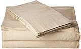 Charisma Luxe Cotton Linen Sheet Set, Tan | Amazon (US)