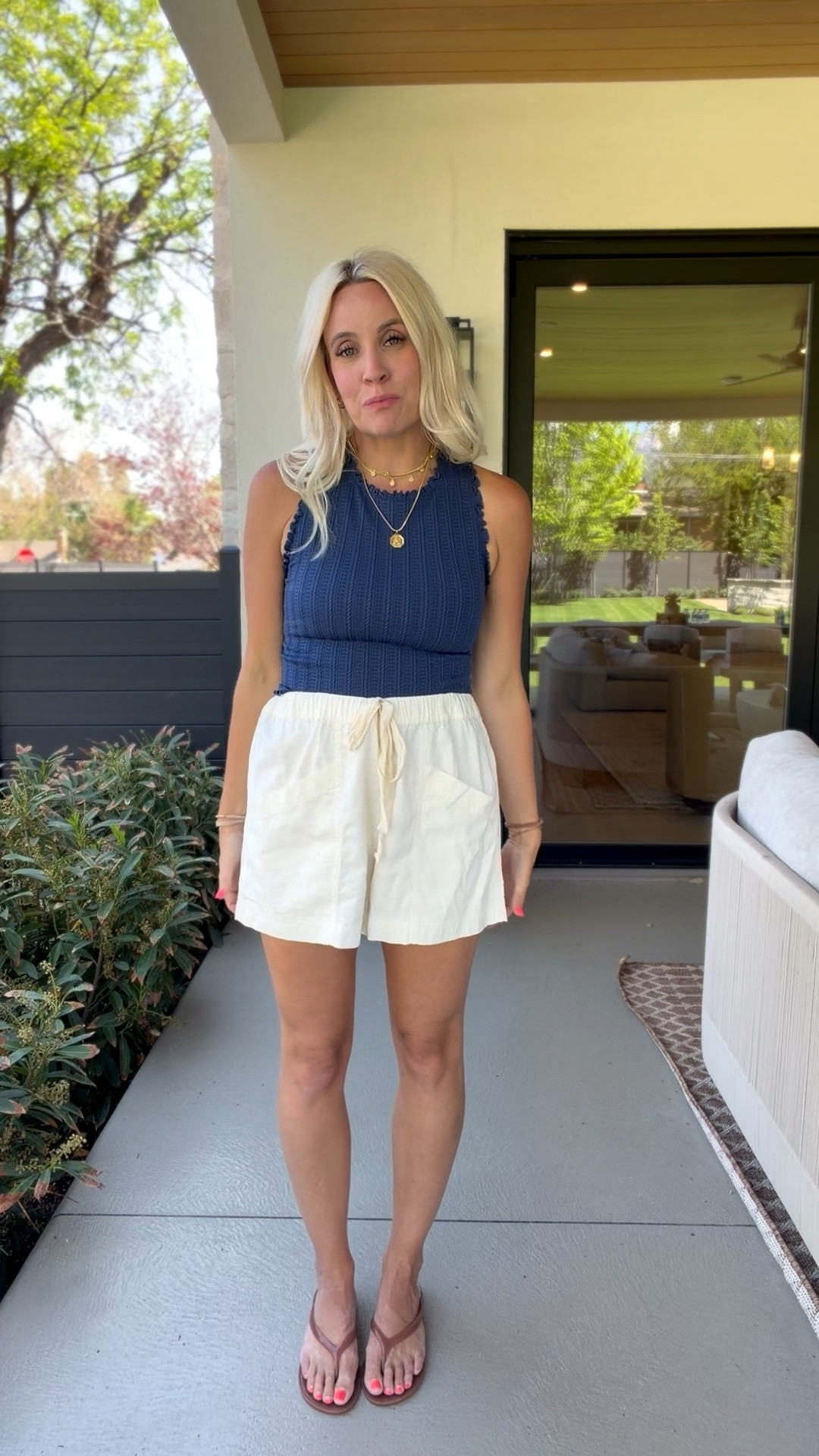Here is the blue tank!

#LTKgrwm #LTKmomlife #LTKootd