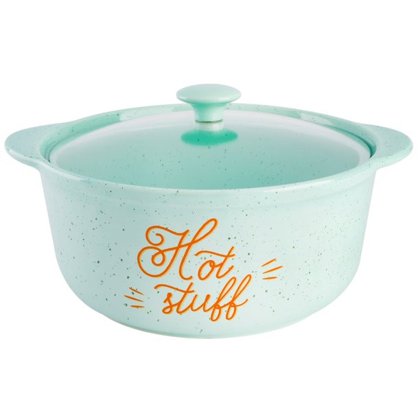 Wanda June Home Hot Stuff Teal 4-Quart Stoneware Casserole with Lid by Miranda Lambert | Walmart (US)