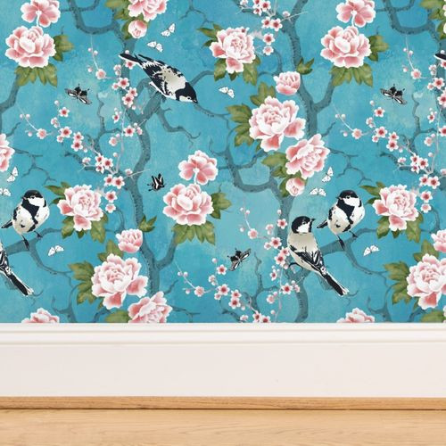 Chinoiserie birds | Spoonflower