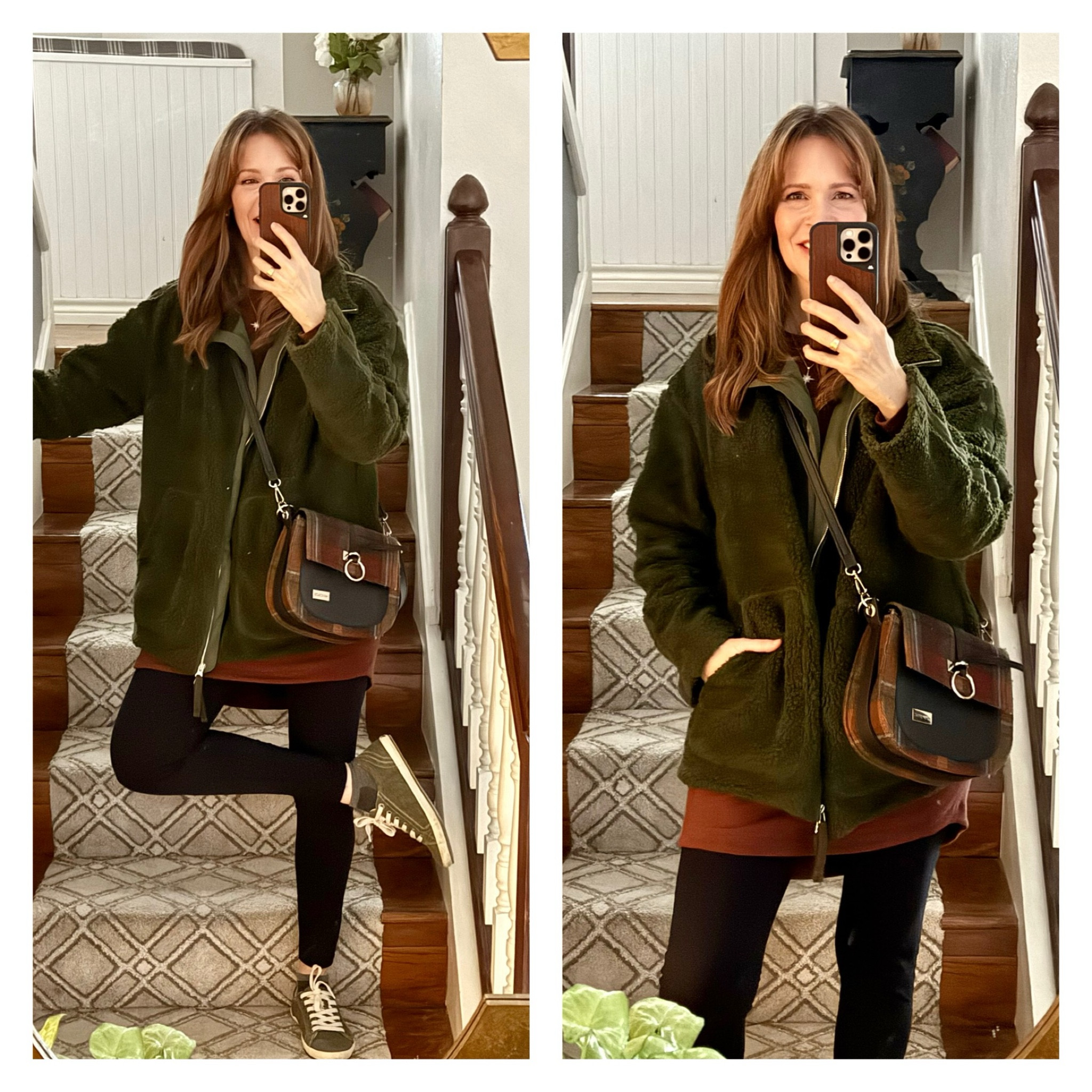 I was really happy about my shoes and jacket today.  They are SO comfy and look they MATCH! Soft setting rated 10! I was so disappointed that I couldn’t find the exact Taos plim color shoes I am wearing for you, but I think I found one even better! If I could’ve chosen, I would’ve definitely gotten these multi colored shoes instead because they match just as well better even more versatile. They weren’t an option for me at the time but are for you!  

Same thing for the Athleta tunic I’m wearing. The burgundy isn’t available in long sleeve so I tagged a similar shade that’s just as cute.  

#LTKFindsUnder50 #LTKStyleTip #LTKOver40
