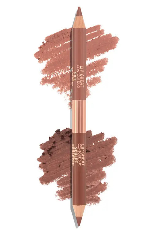 Charlotte Tilbury Lip Cheat Contour Duo Lip Liner in Medium at Nordstrom | Nordstrom