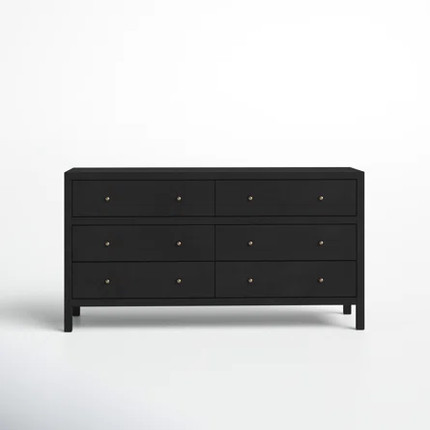 Celine 6 Drawer 60in Double Dresser