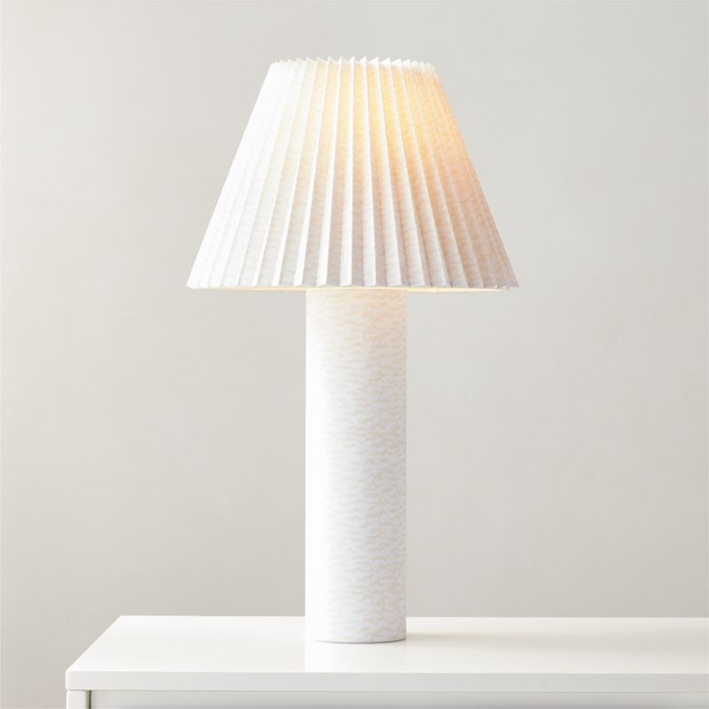 Scrunch Ivory Table Lamp by Kara Mann + Reviews | CB2 | CB2