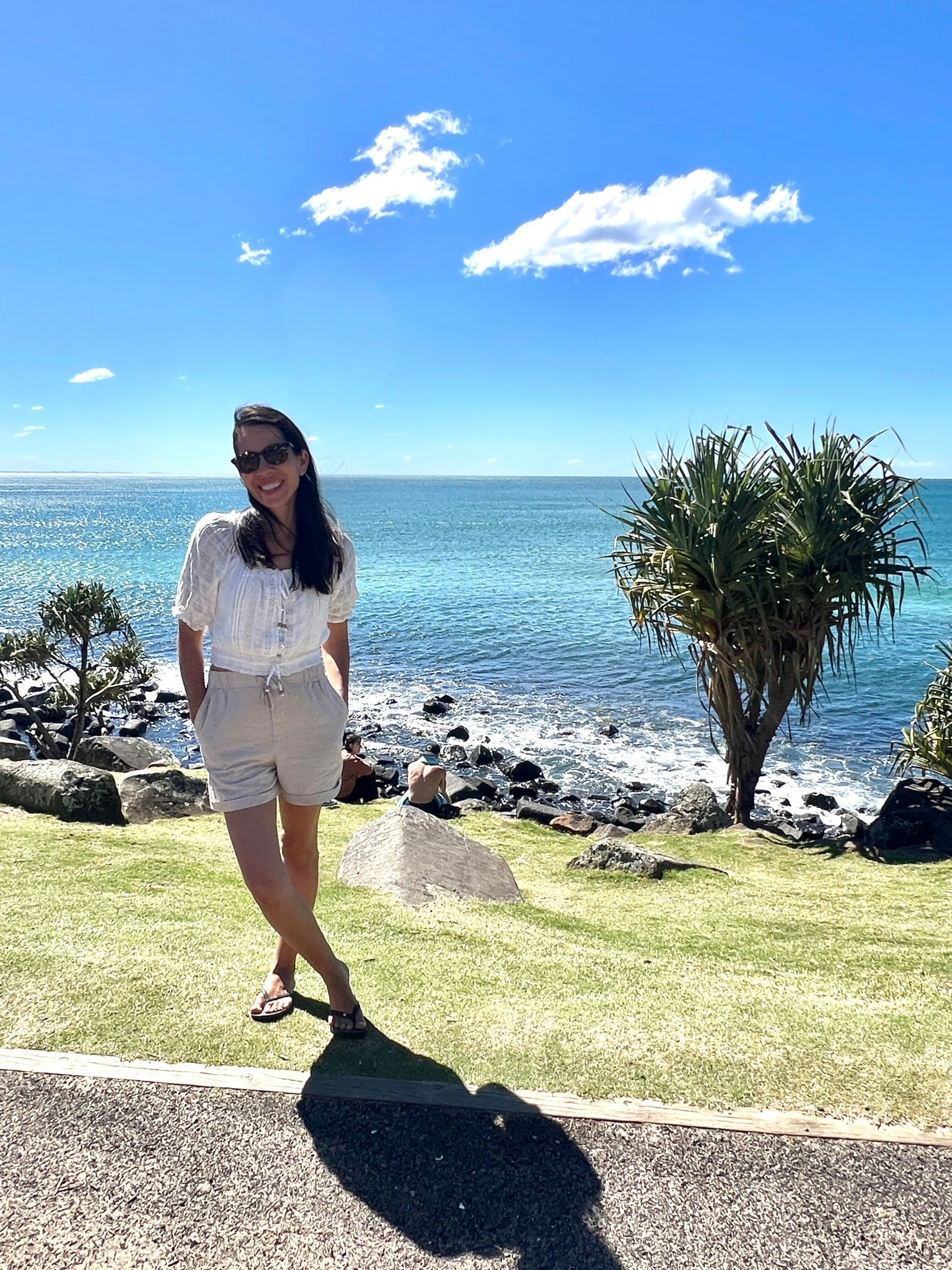 Summer outfit - linen shorts 
Australia 

#LTKStyleTip #LTKOver40 #LTKSeasonal