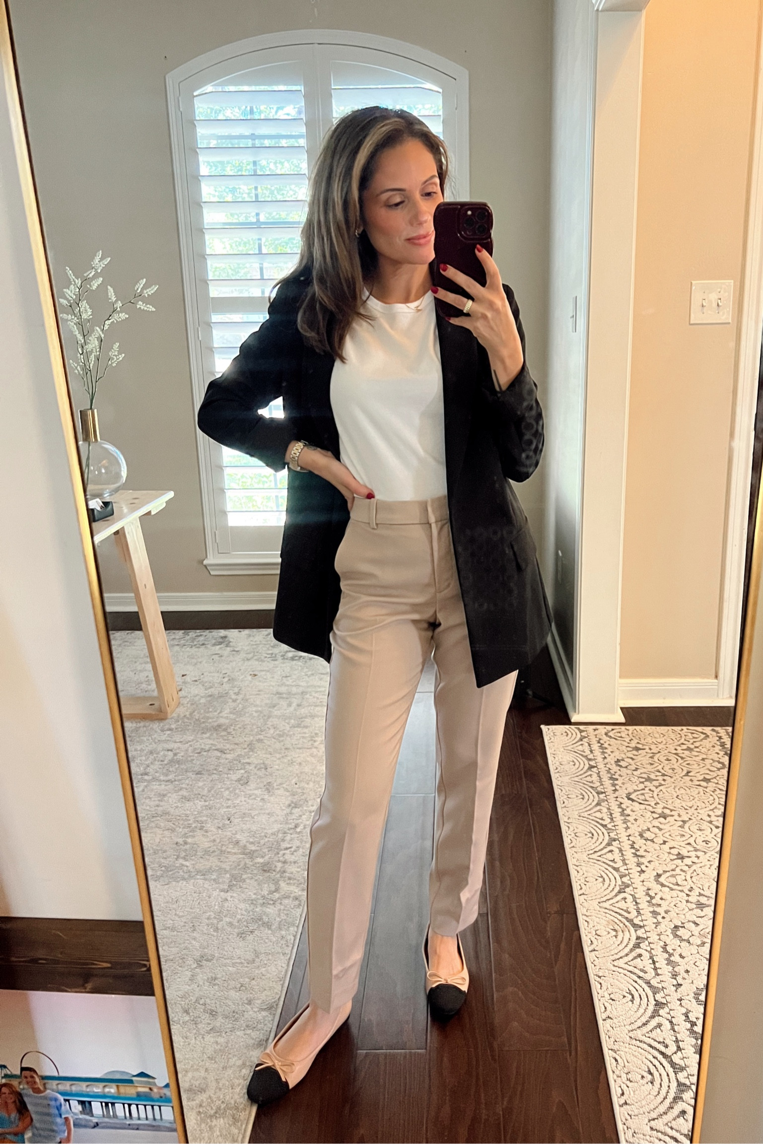 Work attire. Blazer. Flats  

#LTKFindsUnder50 #LTKU #LTKWorkwear