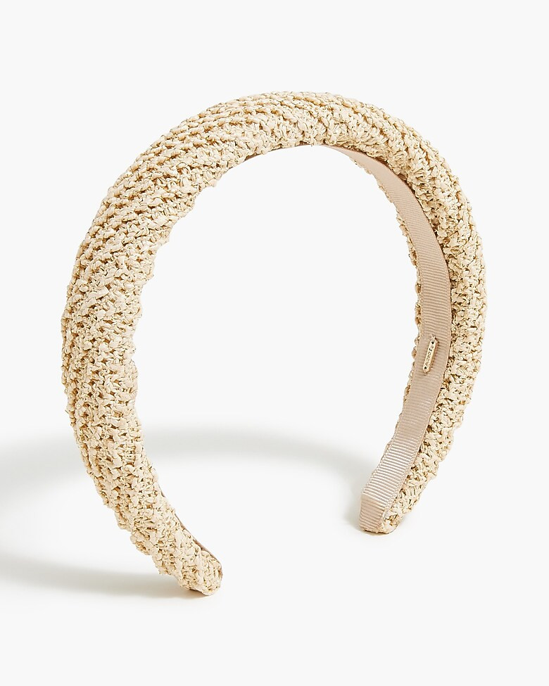 Woven puff headband | J.Crew Factory