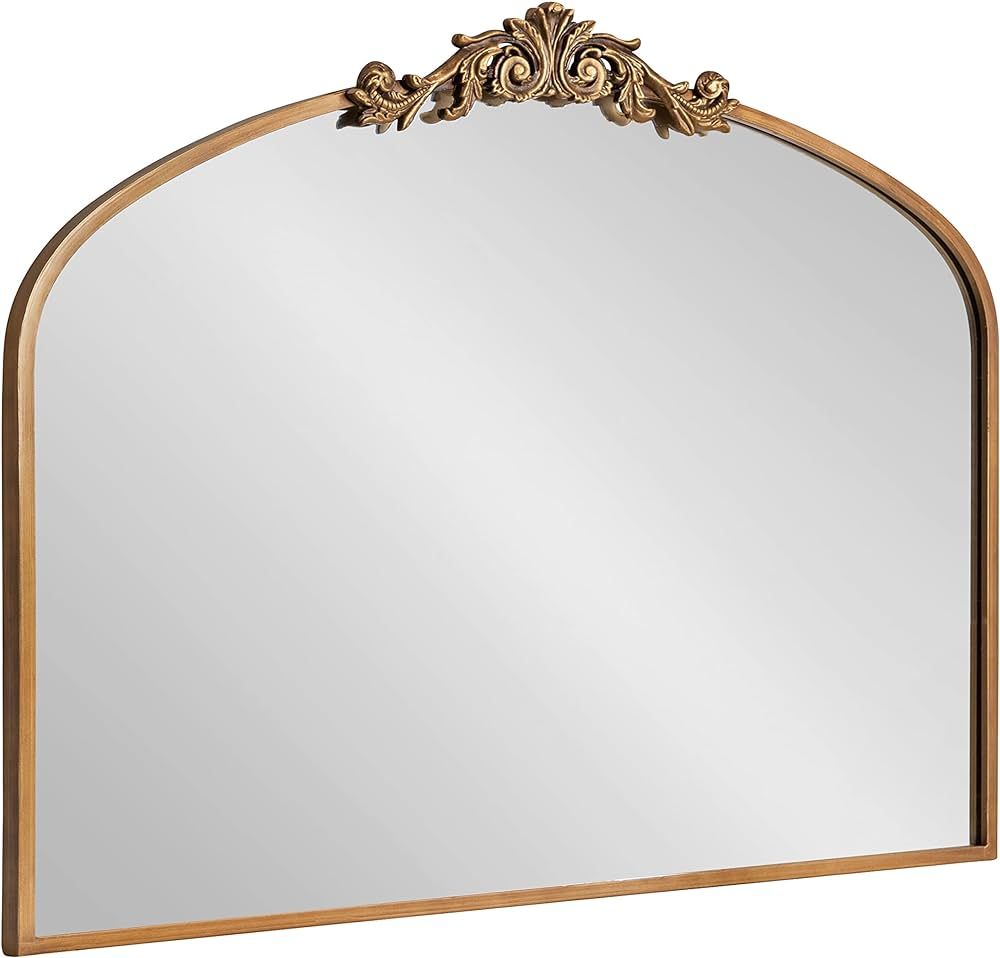 Kate and Laurel Arendahl Ornate Traditional Arch Mirror, 36 x 29, Gold, Decorative Baroque Style ... | Amazon (US)